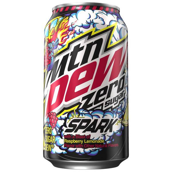 Mtn Dew Spark Zero Sugar Image Of Mtn Dew Spark Zero Sugar SKU: 204659