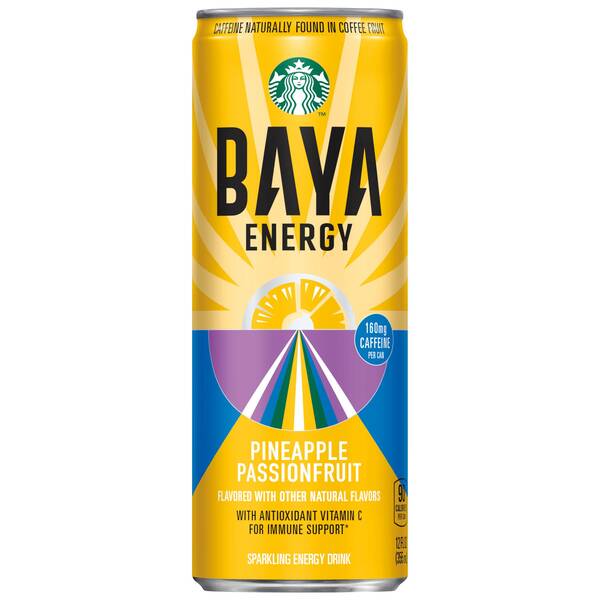 Starbucks BAYA Energy Pineapple Passionfruit Image Of Starbucks BAYA Energy Pineapple Passionfruit SKU: 204792