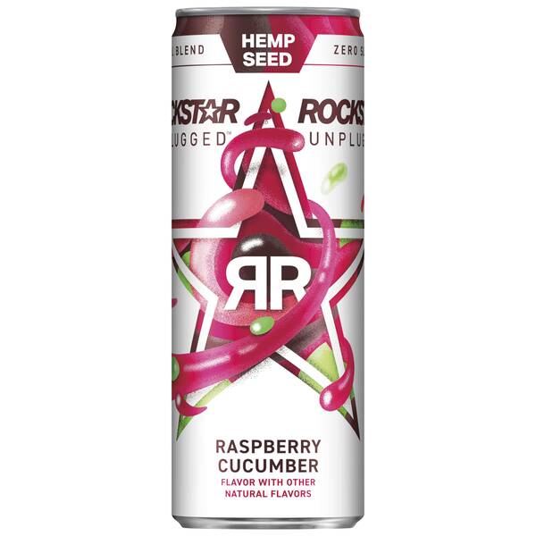 Rockstar Unplugged Raspberry Cucumber Image Of Rockstar Unplugged Raspberry Cucumber SKU: 205207