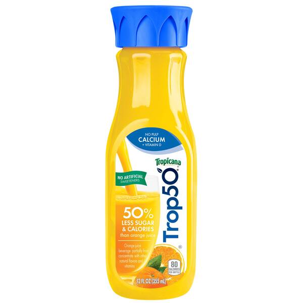 Trop 50 Orange Juice with Calcium Image Of Trop 50 Orange Juice with Calcium SKU: 129410