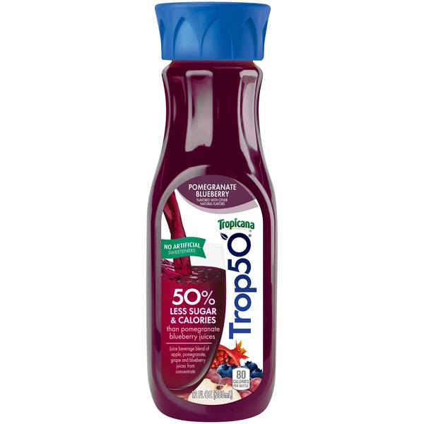 Tropicana 50 Pomegranate Blueberry Image Of Tropicana 50 Pomegranate Blueberry SKU: 129412