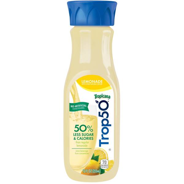 Tropicana 50 Lemonade Image Of Tropicana 50 Lemonade SKU: 135418