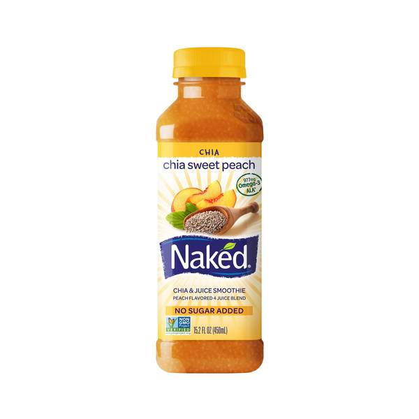 Naked Juice Chia Sweet Peach Image Of Naked Juice Chia Sweet Peach SKU: 142310