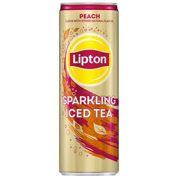 Lipton Sparkling Iced Tea Peach Image Of Lipton Sparkling Iced Tea Peach SKU: 147350