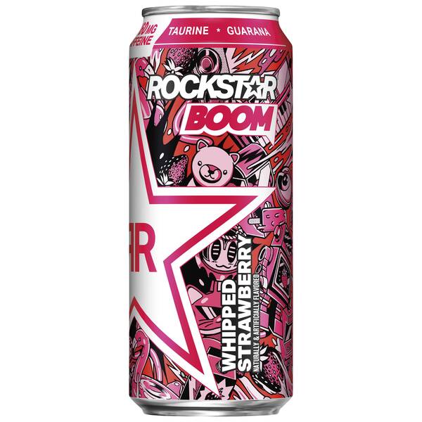 Rockstar Energy Boom Whipped Strawberry Image Of Rockstar Energy Boom Whipped Strawberry SKU: 150844
