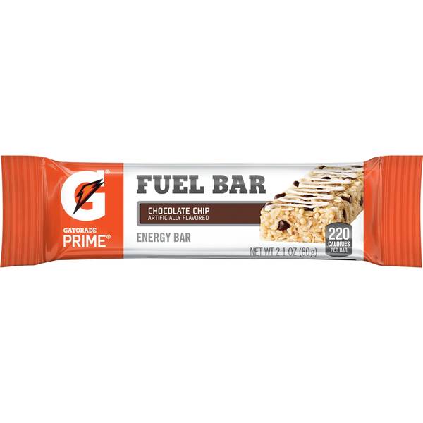 Gatorade Prime Fuel Bar Chocolate Chip Image Of Gatorade Prime Fuel Bar Chocolate Chip SKU: 154400