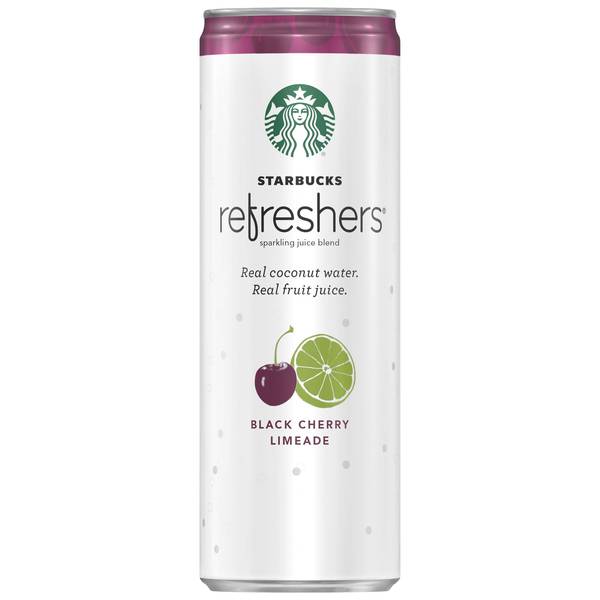 Starbucks Refreshers Black Cherry Limeade Image Of Starbucks Refreshers Black Cherry Limeade SKU: 154948
