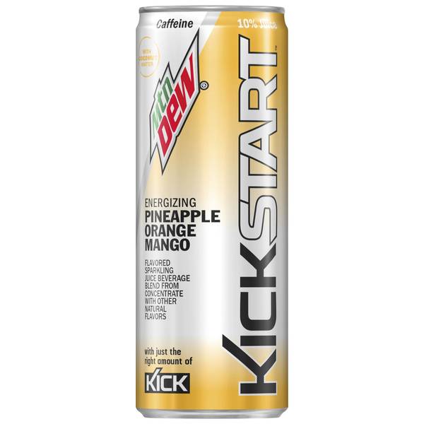 Mtn Dew Kickstart Hydrating Boost Pineapple Orange Mango (E-comm) Image Of Mtn Dew Kickstart Hydrating Boost Pineapple Orange Mango (E-comm) SKU: 158814