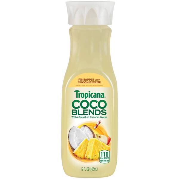 Tropicana Coco Blends Pineapple with Coconut Water Image Of Tropicana Coco Blends Pineapple with Coconut Water SKU: 167180