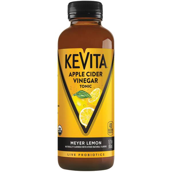 KeVita Apple Cider Vinegar Tonic Meyer Lemon Image Of KeVita Apple Cider Vinegar Tonic Meyer Lemon SKU: 167561