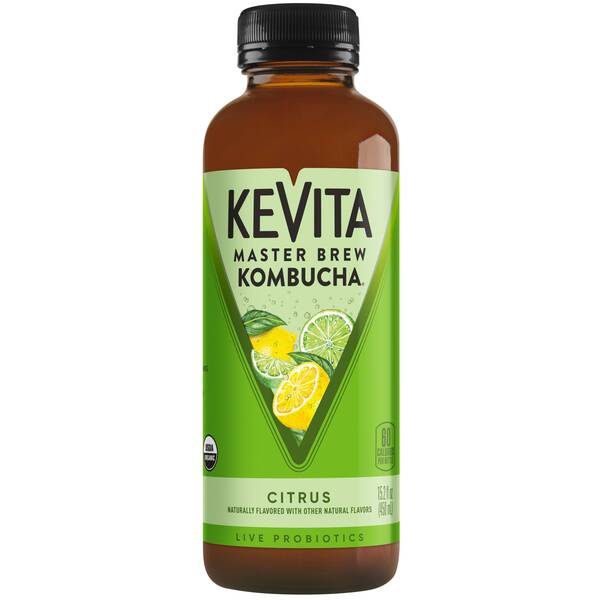 KeVita Master Brew Kombucha Citrus Image Of KeVita Master Brew Kombucha Citrus SKU: 167563