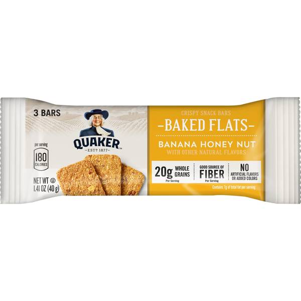 Quaker Breakfast Flats Banana Honey Nut Image Of Quaker Breakfast Flats Banana Honey Nut SKU: 167809