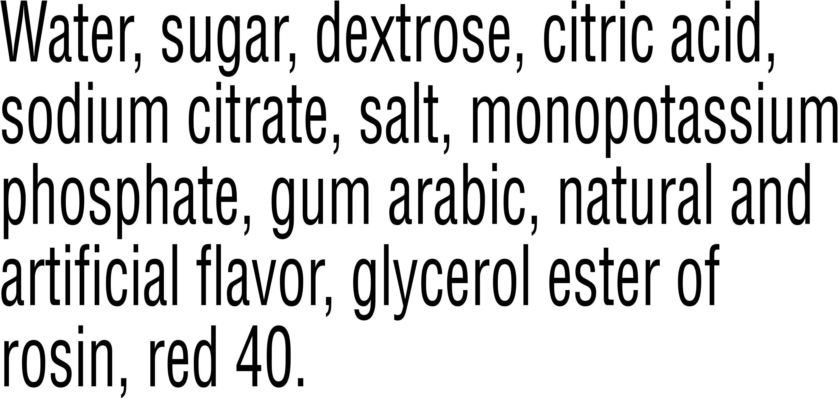 Image describing nutrition information for product Gatorade Strawberry Watermelon